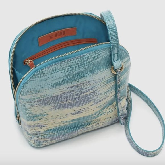 Hobo INTERNATIONAL - Nash Small Crossbody In Cracked Glass NWT - Picture 2 of 3